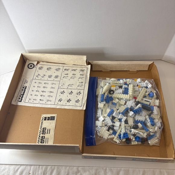 1981 Entex Loc Blocs Space Station Set No.1079 Instructions,Stickers, 408 Pieces - Picture 7 of 9